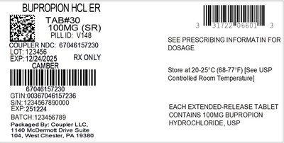 Label (31722 066 01 Bupropion HCl Er 100mg (sr) 67046 1572 30)